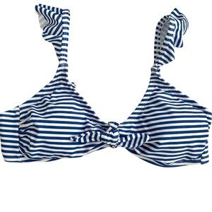 Kona Sol Nautical Bikini Top | Vacation & Resort Wear |Size Medium